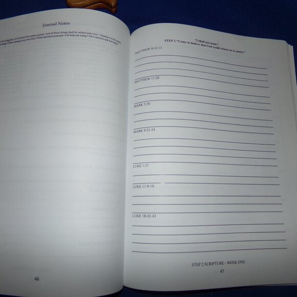 Vintage Softcover Book- He Restores My Soul: A 12 Step Journey through Psalm 23 - Picture 6 of 7